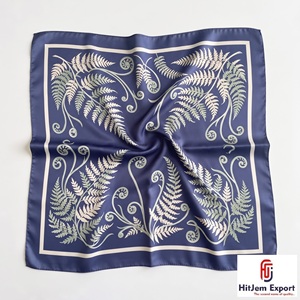 Premium Soft <b>Silk</b> Feel Fabric Custom Printed Square <b>Scarf</b> Fashion Accessories Stylish Bulk Supply OEM ODM Manufacturer - Product Image 4