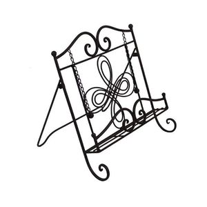 Soporte decorativo para mesa de comedor, soporte para libro de recetas, acabado antiguo de lujo - Product Image 2