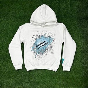 เสื้อฮู้ดดี้ทรงหลวม แขนยาว ผ้าฝ้าย 100% แบบ unisex พิมพ์ลาย DTF พร้อมเชือกผูก - Product Image 1