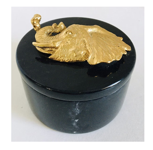 White Marble Box At Amazing Prices Elephant Design Round Marble Jewelry Box Rectangle Crafts - Product Image 1