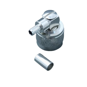 Conector RF Macho Tipo N de Ángulo Recto para Cable Coaxial, Impedancia de 50 Ohmios, Diseño de Montaje en Línea con Conexión por Crimpado - Product Image 2