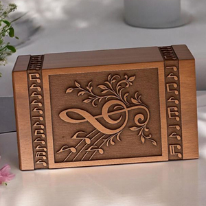 Custom Engraved Wooden Resin Urn <b>Box</b>: Pet/Human <b>Memorial</b> <b>Keepsake</b> urn <b>Memorial</b> <b>Keepsake</b> by AYAANS - Product Image 5
