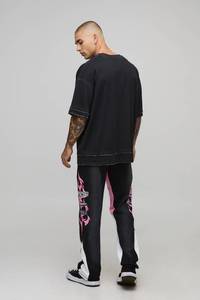 Pantalon de jogging personnalisé pour hommes, imprimé DTF, en molleton de coton, décontracté, pour le sport, avec logo personnalisé, fabrication OEM/ODM en gros - Product Image 2