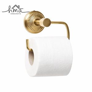 Brass Victoria Toilet <b>Paper</b> Holder Antique Silver Finish Rectangular Frame Wooden Handle Wall Mounted Bathroom <b>Tissue</b> Roll - Product Image 3