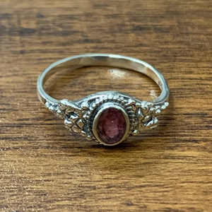 Custom Handmade Natural Ruby Stone Ring 925 <b>Solid</b> <b>Silver</b> Vintage Style Filigree Oval Gemstone Ring Bulk Supply - Product Image 3