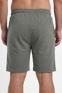 Pantalones Cortos Bermuda Plisados para Hombre, Color Sólido, Cintura con Cordón Ajustable, Estilo Casual, Corte Medio - Product Image 2