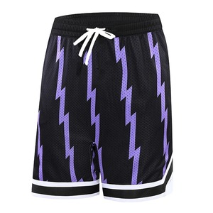 Shorts de basketball à séchage rapide avec poches zippées rose-vert – Nouveau design pour homme, haute performance, meilleure qualité - Product Image 4