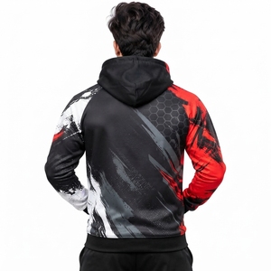 Breathable Athletic Apparel <b>Men</b> Sublimation <b>Hoodie</b> with Quick Dry Material Comfortable Fit for <b>Running</b> Gym Training Travel - Product Image 2
