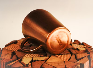 Taza de Café Ecológica de Cobre Puro, Estilo Clásico, Hecha a Mano en India, Base de Succión, Alta Calidad, Fabricante de Artesanía India, Personalizable - Product Image 2