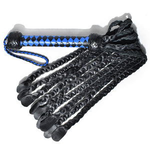 Leather <b>Flogger</b> Durable Leather Build Classic Style Strong Grip Leather <b>Flogger</b> Easy Daily Handling - Product Image 1