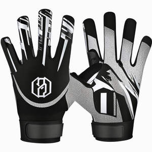 Gants de football américain professionnels, collants, de haute qualité, écologiques, légers, confortables, doux, couleur personnalisée, classiques - Product Image 6