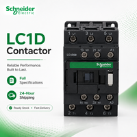 SCHNEIDER TeSys D LC1D Model Lengkap 3P 24V 110V 220V Coil 3 Fasa AC/DC Kontaktor Magnetik Industri Kontrol Motor DIN Rail