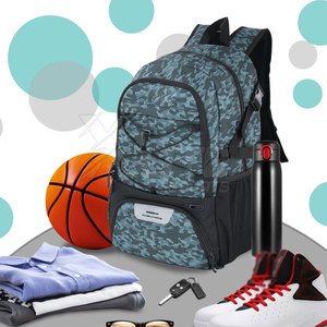 Sac de basket-ball spacieux de 30 à 40 L en tissu nylon durable de qualité supérieure pour l'entraînement, la pratique et le transport quotidien - Product Image 4