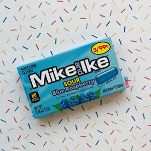 Mike and Ike Sour Blue Raspberry Candy Bulk Wholesale Chewy Fruit Flavored <b>Sweets</b> For <b>Party</b> Snack Cinema Retail Pack Supply Boxs - Product Image 5