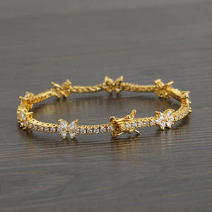 Best Quality Custom Moissanite Tennis Bracelet for <b>Men</b> Women 925 Silver Hip Hop Jewelry for Wedding and Anniversary Gifts - Product Image 4