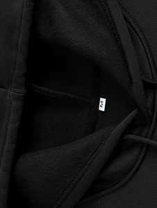 Factory Custom Women's Embroidered Logo <b>Zip</b>-Up Hooded <b>Sweatshirt</b> Jogger Pants Casual Solid <b>2</b> <b>1</b> Design Polyester/Cotton - Product Image 3