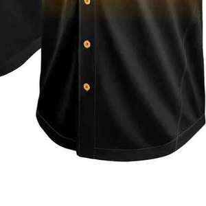 Camiseta de Béisbol Personalizada con Impresión Digital de Logotipo y Nombre, Transpirable, de Secado Rápido, 100% Poliéster, Ropa Deportiva Unisex - Product Image 4