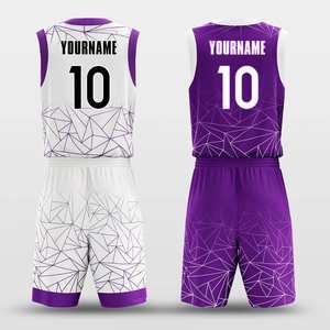 Maillot de basketball personnalisé 2026 en gros avec logo, design privé, noms et numéros de joueurs, 100 % polyester, imprimé numériquement, col en V - Product Image 1