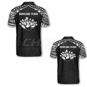 Jersey de Boliche Transpirable de Talla Grande, Antibacterial, de Secado Rápido, en Poliéster, con Diseño de Logotipo Personalizado, Apto para Juego en Interiores y Exteriores - Product Image 4