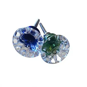 High Quality <b>Glass</b> <b>Knobs</b> | Luxury Contemporary Crystal <b>Door</b> & Drawer Pulls for Cabinets Wardrobes Eco-Friendly Easy Installation - Product Image 1