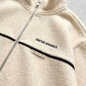 ONETEN APPARELS Conjunto Deportivo Casual de Forro Polar Cortavientos 2 en 1 Estampado para Mujer, Sudadera con Cremallera y Cuello Alto, Pantalones Jogger con Cordón - Product Image 6