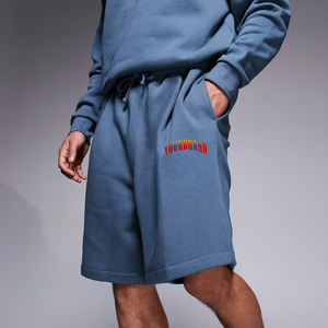 Nouveau Short Cargo Homme Grande Taille 2026 Personnalisé avec Logo Sérigraphié Couleur Unie Poches Latérales Amples Élastique - Product Image 6