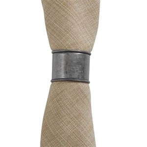 Elegante anillo de servilleta de metal hecho a mano, adecuado para decoración de comedor y hogar de diseño. - Product Image 3