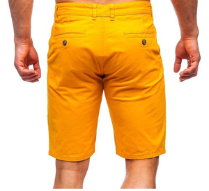 Shorts de pêche pour hommes, pantalon chino avec poches, shorts de style streetwear, coupe régulière, vente en gros, pantalon chino en coton confortable pour hommes - Product Image 2