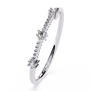 Classic 925 Silver Tennis <b>Bracelet</b> with Round Brilliant Cut Diamond Claw Setting Unisex Jewelry for Engagement - Product Image 2