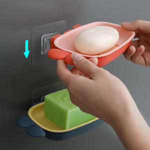 Assiette carrée en plastique créative en deux parties pour fruits et desserts, design mignon, style moderne, utilisation hôtelière - Product Image 2