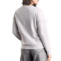Nouveau stock, faible MOQ, sweat-shirt femme à strass, taille adulte, vente chaude, sweat-shirt femme à strass