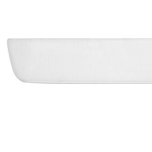 Couteau à légumes Nakiri argenté avec manche ergonomique noir, lame large en acier inoxydable, couteau de cuisine professionnel pour hacher - Product Image 3