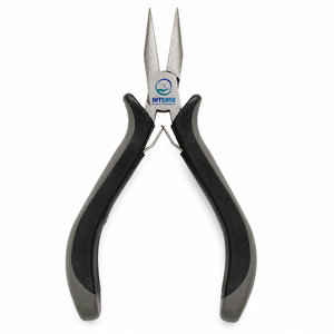 Alicates Profesionales de Punta Redonda para Joyería, Acero Inoxidable, Herramienta para Hacer Lazos de Alambre y Abalorios, Mango Ergonómico Antideslizante - Product Image 1