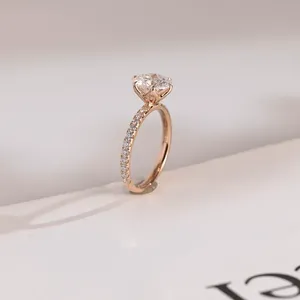 High Quality Fine <b>Craft</b> Round Cut Diamond <b>Ring</b> for Casual Wear Office Use Wedding and Anniversary Gift Available at Best Price - Product Image 5