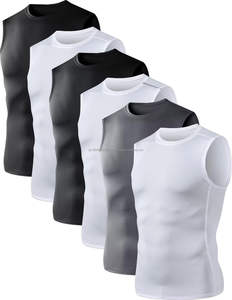 Débardeur le plus vendu Meilleur fournisseur Débardeur homme Manches courtes Col rond Coupe confortable - Product Image 2