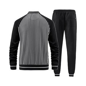 ชุดวอร์มลำลองแบบ unisex สำหรับฤดูหนาว มีซิป ฮู้ดดี้ กางเกงจ็อกกิ้งทรงบาน ปักลาย 3 มิติ พิมพ์ลาย  ชุดแทรคสูทแบบเรียบ  ฮู้ดดี้ออกแบบเองได้ 100% - Product Image 3