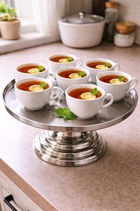 Best Aluminium <b>Cake</b> <b>Stand</b> Durable <b>Rotating</b> Pedestal for Wedding Birthday & Party Dessert Display At Bulk Export Price - Product Image 2