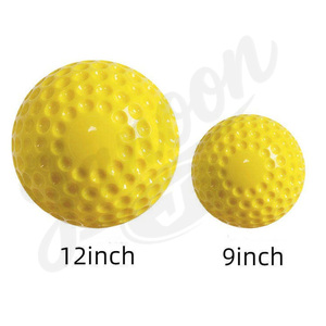 Ballons d'entraînement à fossettes en vrac, légers, en plastique creux, pour la pratique du baseball et du softball, haute visibilité - Product Image 5