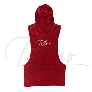 Débardeur à Capuche Sans Manches Style Sportif – Vente en Gros, Haute Qualité, pour Hommes, en Polyester/Coton, Respirant, Séchage Rapide, Personnalisable - Product Image 4