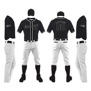 Uniformes de Béisbol Personalizados de Alta Calidad con Logotipo Impreso al por Mayor, Color Sólido, Mejor Calidad, Nuevos Precios Razonables, Hechos de Poliéster - Product Image 6