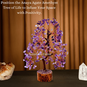 Árbol de la Vida de Cristal de Amatista al por Mayor con Alambre de Cobre, Piedras Curativas de Gemas, Árbol de Cristal para Decoración del Hogar - Product Image 5