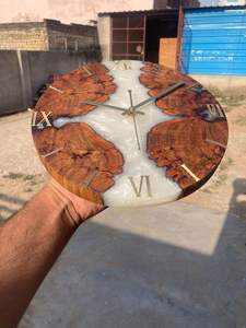 Quality Wooden Resin Epoxy Wall <b>Clock</b> Hand Crafted Wooden Resin Epoxy Wall <b>Clock</b> Wholes - Product Image 6