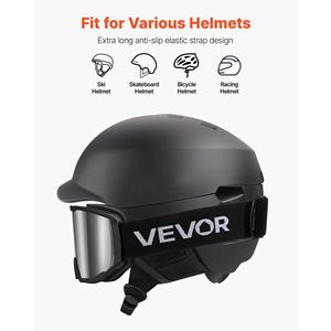 Men Women Youth <b>Ski</b> Goggles with Revo Coating Silver Mirror OTG Anti-Fog Cylindrical Lens TPU Frame-for Snow Sports - Product Image 6