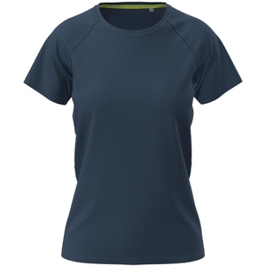 T-shirt à manches courtes pour femme, séchage rapide, respirant, couleur unie, col rond, coupe ajustée, tricoté en polyester, décontracté, printemps-été - Product Image 2