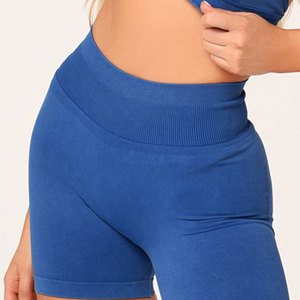 Shorts de sport à dos froncé en V, haute résistance, pour fitness et yoga, vêtements de compression athlétiques à taille basse, design personnalisé, collection été - Product Image 4
