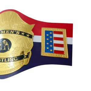 Ceinture de championnat de lutte pour femmes, design drapeau américain, plaquée or, édition de collection sportive personnalisée - Product Image 4