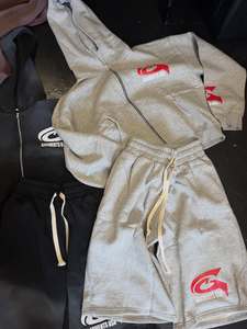 New Arrival Clothing Women Custom LOGO Stripes Velour Tracksuit for Women Zip <b>Velvet</b> <b>Jacket</b> and Shorts Women's Two-piece Set - Product Image 3