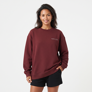 Sudadera Oversize Premium de Alta Calidad para Mujer, Cuello Redondo, Hombros Caídos, Manga Larga, Estilo Casual - Product Image 1