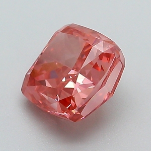 Diamant rose vif fantaisie certifié IGI, cultivé en laboratoire, taille coussin, diamant non monté pour la vente en gros de bijoux fins - Product Image 2