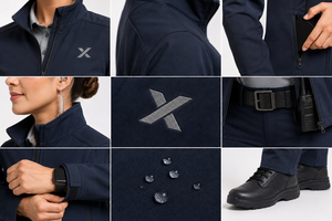 Uniformes d'hôtesse de l'air à manches longues personnalisés |   Fabricant OEM |   Superviseur de la détection des aiguilles pour les interventions d'urgence aéroportuaires féminines - Product Image 5
